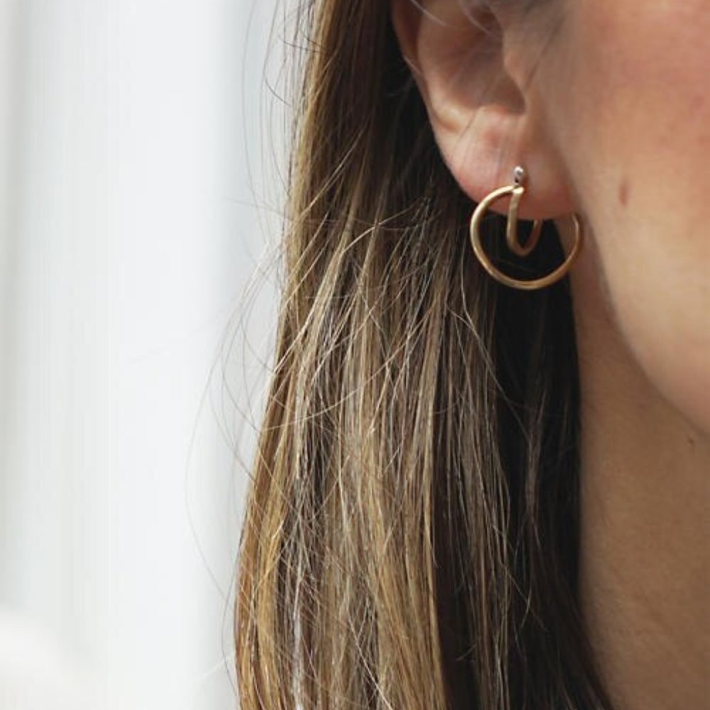 Odette New York Mini Risom Hoop Earrings